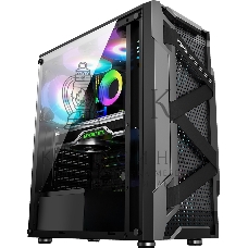 Компьютерный корпус ALSEYE Warrior-B Mini-ITX/Micro ATX/ATX, USB 2.0*2+HD Audio+USB 3.0*1, 