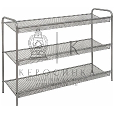 Подставка для обуви Женева 33 ПДО Ж33 ГР графит, 3 полки