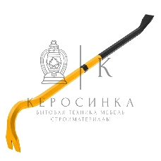 Лом-гвоздодер Denzel 600 мм, шестигранный 16 мм, окрашенный, сталь 65