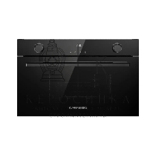 Встраиваемая микроволновая печь Kuppersberg HMW 611 BB, High-Tech, 34 л, поворотное/сенсорное управление, мощность 900 Вт, 5 уровней мощности, 10 автоматических программ, размораживание, гриль, конвекция, поворотный стол, черный