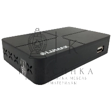 Приставка для цифрового ТВ LUMAX DV2118HD черный, DVB-T2, DVB-T, DVB-C, HDMI, USB 2.0