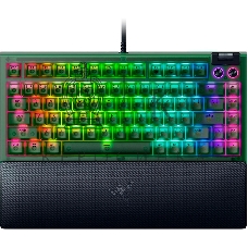 Клавиатура Razer BlackWidow V4 75% Orange Switch Phantom Green Edition проводная, USB Type-A, зелёный