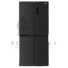 Холодильник Korting KNFM 84799 XN 	черная нержавеющая сталь трехкамерный 291/175л морозилка снизу, No Frost