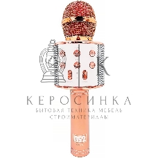 Караоке-микрофон ATOM B52 KM-130P беспр.микроф. розовый