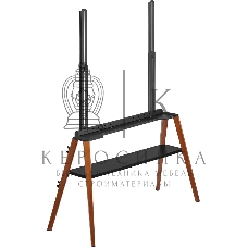 Подставка для телевизора Cactus CS-ST3647BKWN черный/орех, 49