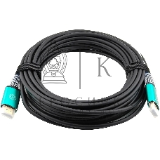 Кабель аудио-видео Cactus CS-HDMI-AOC-2.1-10 HDMI (m)/HDMI (m) 10м. позолоч.конт. черный