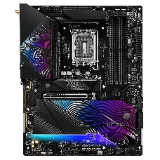 Материнская плата ASRock Z890 Riptide WiFi, LGA 1851, Intel Z890, 4xDDR5, 4xSATA, 5xM.2, 1xPCIe 5.0 x16, 1xPCIe 4.0 x16, 1xPCIe x1, 2xUSB-C Thunderbolt 4, 4xUSB-A 3.2 Gen 1, 1xUSB-A 3.2 Gen 2, 1xHDMI, 1x2.5Gb LAN, 4x3.5 мм, 7.1, ATX