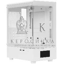 Компьютерный корпус Ginzzu RX450D mATX жк. дисплей (Белый)