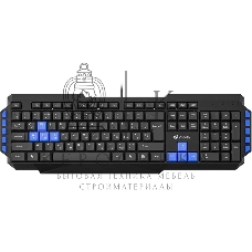 Клавиатура Oklick 750G Frost War проводная, USB Type-A, чёрный