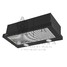 Вытяжка телескопическая HOMSair Flat 60 черный, 60 см, 520 куб. м/ч, 47 дБ