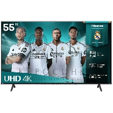 Телевизор Hisense 55'' 55A6Q черный DLED UHD 60Hz Smart TV