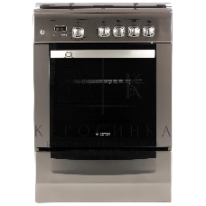 Плита газовая Gefest ПГ 6100-03 0004 серебристый, конфорок 4 шт, духовка 52 л, 60 см x 85 см x 60 см