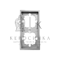 Рамка 2-мест. горизонт. ZIMA серый матовый LEZARD 704-7400-147