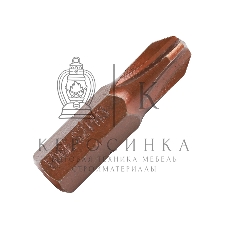 Бита EDGE by PATRIOT PH3, сталь S2, длина 25 мм, 3шт в блистере