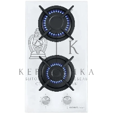 Газовая варочная панель HOMSair HGG321WH независимая, белый