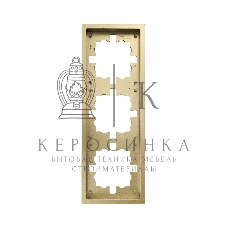 Рамка 3-мест. горизонт. ZIMA зол. LEZARD 704-3600-148