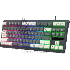 Клавиатура Oklick 711G проводная, USB Type-A, серый