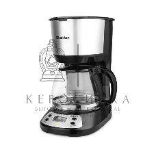 Кофеварка капельная Blackton Bt CM1116 черный/серебристый, исп. кофе - молотый, 1.25 л, 750 Вт.