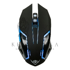 Мышь беспроводная Nakatomi MROG-20UR черный, 2400 dpi, радиоканал, USB, кнопки - 6