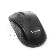 Мышь беспроводная Gembird MUSW-320 черный, 1000 dpi, радиоканал, USB, кнопки - 3