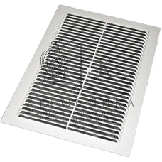 Вентиляционная решетка, пластиковая, 185 х 255 мм, съемная с сеткой