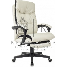 Кресло руководителя Бюрократ CH-824MSG-BF слоновая кость, эко.кожа/ткань, пластик