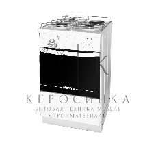 Плита комбинированная Мечта 450ГЭ белый, конфорок 4 шт (3 газовых + 1 электрическая), духовка 49 л, 50 см x 84 см x 60 см