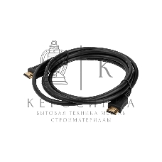 Кабель HDMI C-HM-HM-1M Wize 1 м., v.2.0, 19M/19M, позол.разъемы, экран, черный, пакет