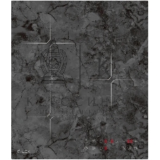 Индукционная варочная поверхность Lex EVI 430 F DS серый
