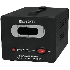 Напольный стабилизатор напряжения SMARTWATT AVR TOWER 1500RF (140W - 260W, 1500VA, 1.5 кВт, 50-60 Гц, розеток - 2, LED-д