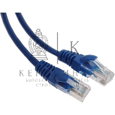 Патч-корд Premier PP12-1M/B 1000Гбит/с UTP 4 пары cat.5E CCA molded 1м синий RJ-45 (m)-RJ-45 (m)