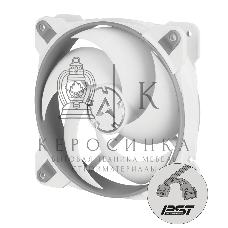 Вентилятор для корпуса ARCTIC BioniX P120 PWM 200 - 2100 RPM - retail серый/белый