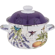 Кастрюля AGNESS 934-546 Прованс лимоны, 2.0 л