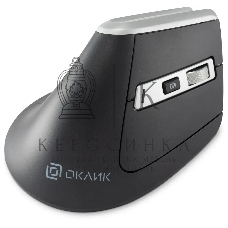 Мышь беспроводная Oklick 991MW серый, 2400 dpi, радиоканал, Bluetooth, USB, кнопки - 7