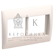 Рамка 4 мод. Праймер с суппортом 75 мм бел. ИЭК CKK-40D-RSU4-075-K01