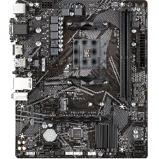 Материнская плата Gigabyte A520M S2H, AM4, AMD A520, 2xDDR4, 4xSATA, 1xM.2, 1xPCIe 3.0 x16, 2xPCIe x1, 1xHDMI, 1xDVI-D, 1xVGA, 1x 1Gb LAN, 4xUSB-A 3.2 Gen 1, 2xUSB-A 2.0, 3x3.5 мм, 7.1, mATX