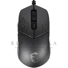 Мышь проводная MSI Clutch GM11 черный, 5000 dpi, USB, кнопки - 6