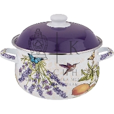 Кастрюля AGNESS 934-548 Прованс лимоны, 3.6 л