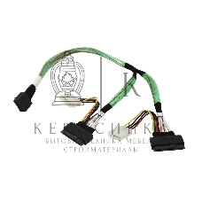 Кабель Amphenol Cable 05-50065-00 U.2 Enabler, HD (SFF8643) -to- (2x SFF8639), 50см, Used to attach directly to the 8639 interface of the NVMe drive (05-50065-00)