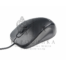 Мышь проводная Gembird MOP-100 черный, 1000 dpi, USB, кнопки - 3