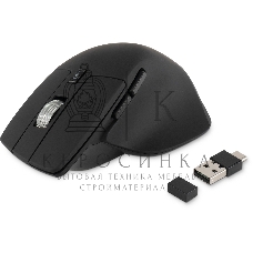 Мышь беспроводная Oklick 503MW черный, 2400 dpi, радиоканал, Bluetooth, USB, кнопки - 6