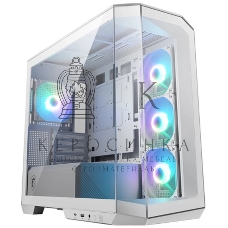 Компьютерный корпус MSI MAG Pano M100R PZ White , Micro-ATX, 1xUSB 3.2 Gen 1, 1xUSB 3.2 Gen2 Type-C, 4x120мм ARGB Fan, ARGB+PWM Control Board, TG, WHITE