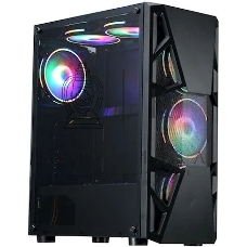 Компьютерный корпус Aerocool/Formula CL-3303B RGb черный без БП ATX 6x120мм 2xUSB 2.0 1xUSB 3.0 audio bott PSU