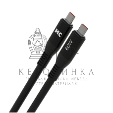 Дата-кабель MORE CHOICE (4620202554529) K83aa USB 3.0A PD 60W для Type-C Type-C - 1 м, черный