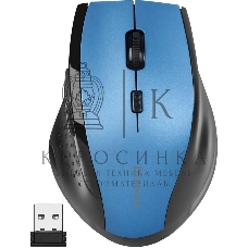 Мышь беспроводная Defender Accura MM-365 синий, 1600 dpi, радиоканал, USB, кнопки - 6