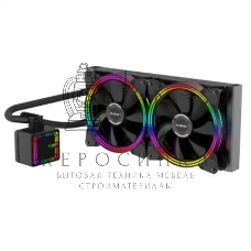 Система жидкостного охлаждения Alseye H280 черный, 140 мм, алюминий, 1500 об/мин, 35.2 дБ, 4 pin, 240 Вт