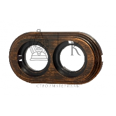 Рамка Bironi BF1-620-25 2-м Лизетта ретро ABS-пластик бронза