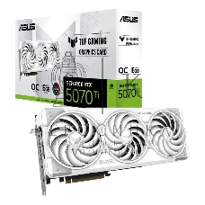 Видеокарта ASUS TUF-RTX5070TI-O16G-WHITEGAMING белый