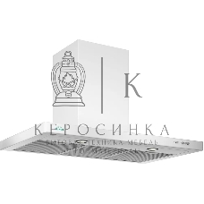 Вытяжка каминная Elikor Квадра 90П-650-К3Д белый, 90 см, 650 куб. м/ч, 56 дБ