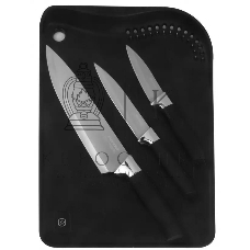 Набор ножей кухонных Rondell RD-1772 компл.: 4 предм. разд.дос. черный блистер